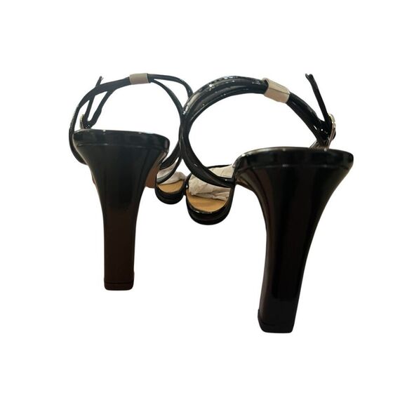 LISA VICKY - GRACE ANKLE STRAP SANDAL IN BLACK SIZE 8.5M  New With Box - Picture 7 of 9